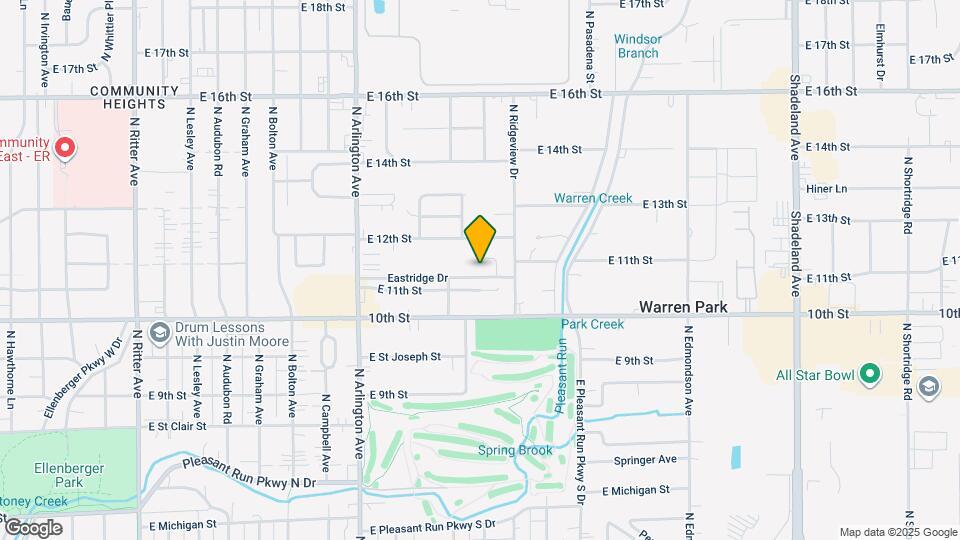 6216 Eastridge Dr Map and Location Details