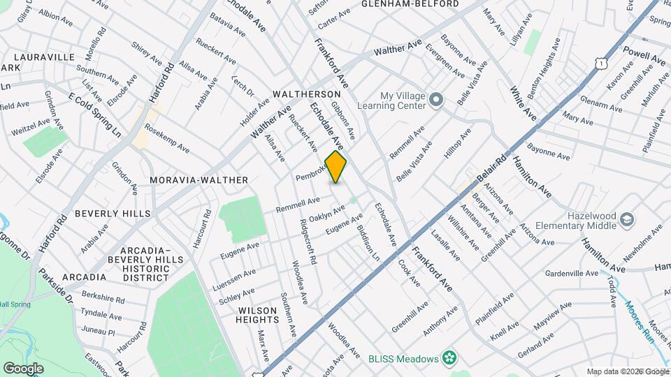 3802 Biddison Ln Map and Location Details