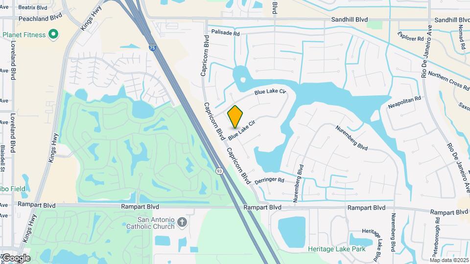 1700 Blue Lake Cir Map and Location Details