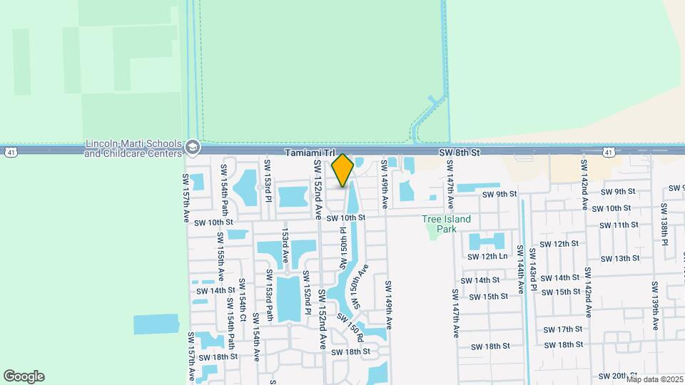 15030 SW 9th Terrace Map and Location Details