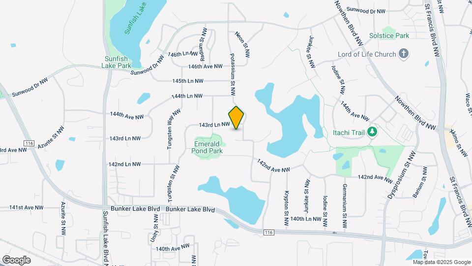 5951 143rd Cir NW Map and Location Details