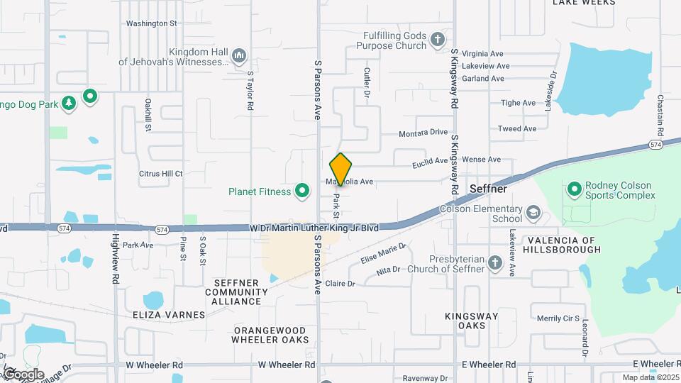 1404 Park St Map and Location Details