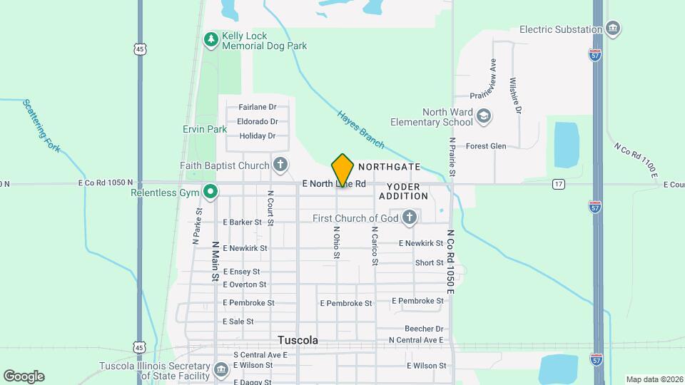 801 N Ohio St Map and Location Details