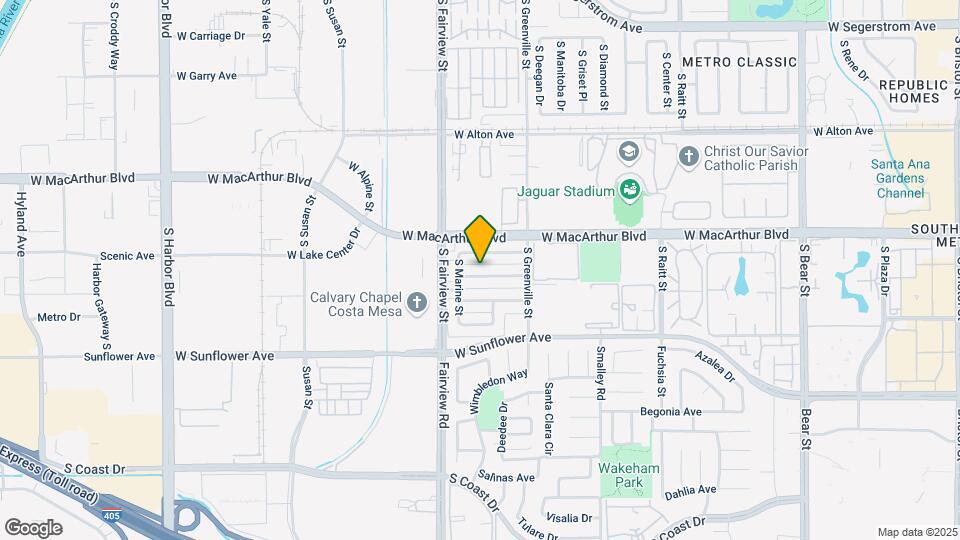 2713 W Orion Ave Map and Location Details