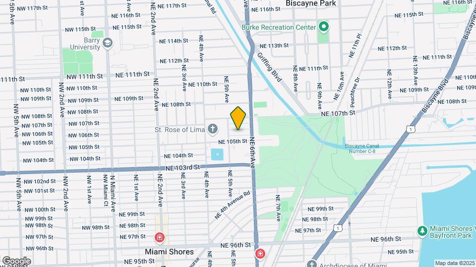 544 NE 106th St Map and Location Details