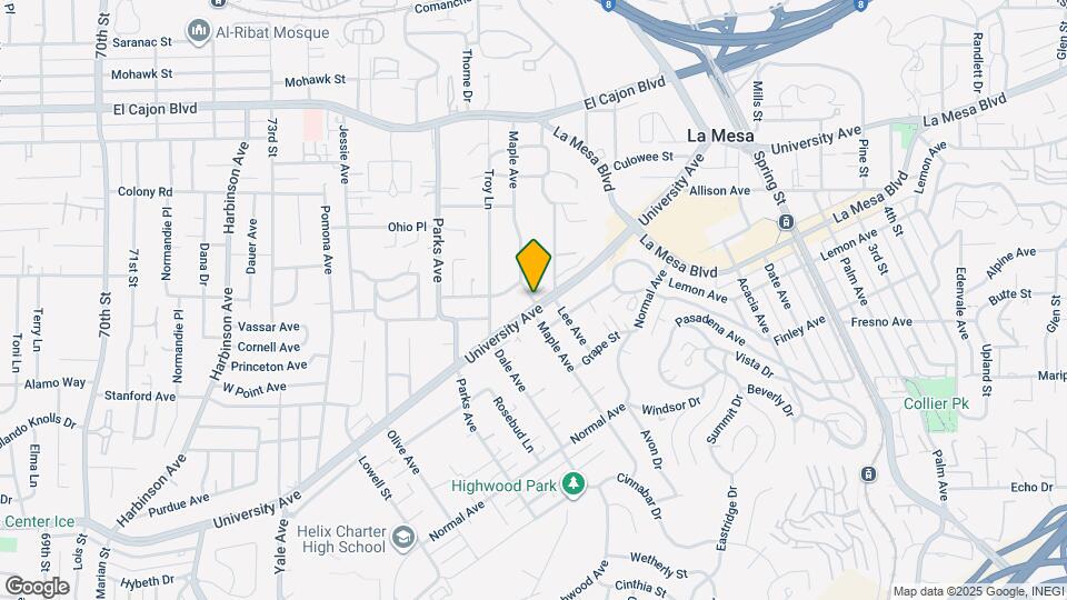 7770 University Ave Mapa y Detalles de la Ubicación