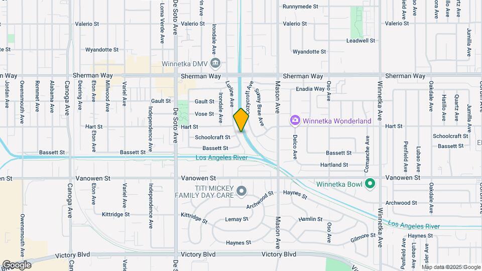 6944 Lurline Ave Mapa y Detalles de la Ubicación