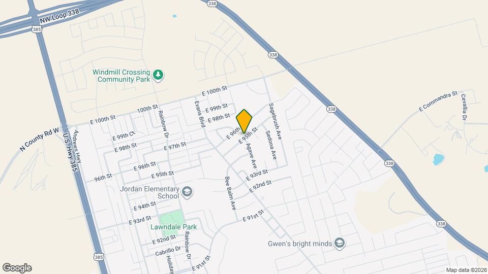 1001 E 95th St Map and Location Details