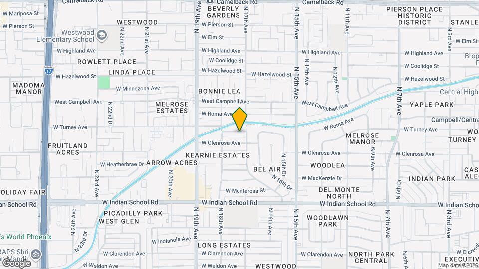 1711 W Montecito Ave Map and Location Details