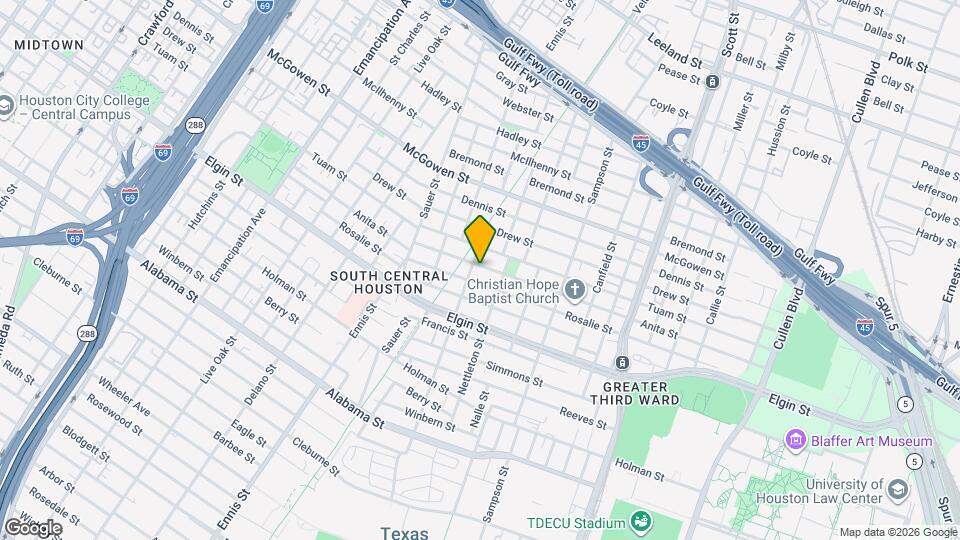 3206 Anita St Map and Location Details