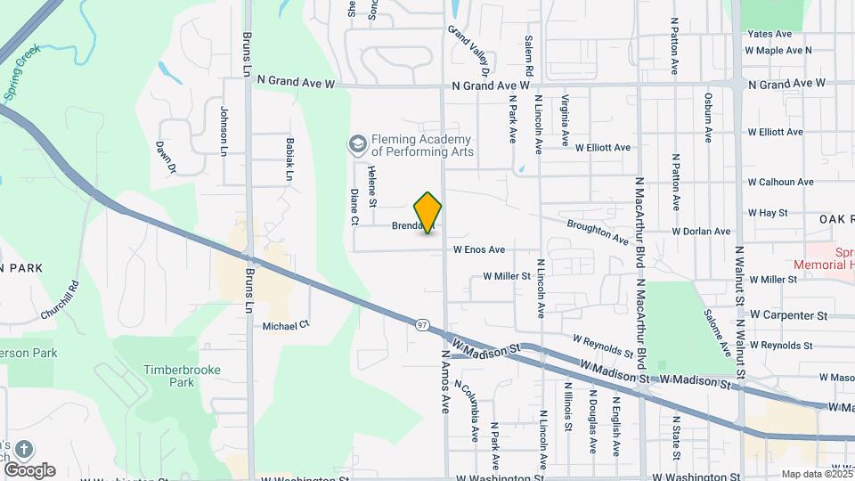 1505 W Enos Ave Map and Location Details