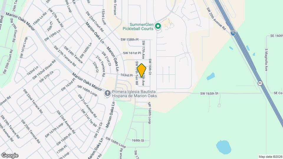 16318 SW 17th Ave Map and Location Details