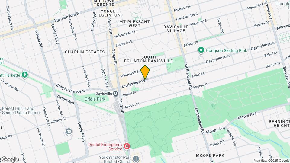 99 Davisville Ave Map and Location Details