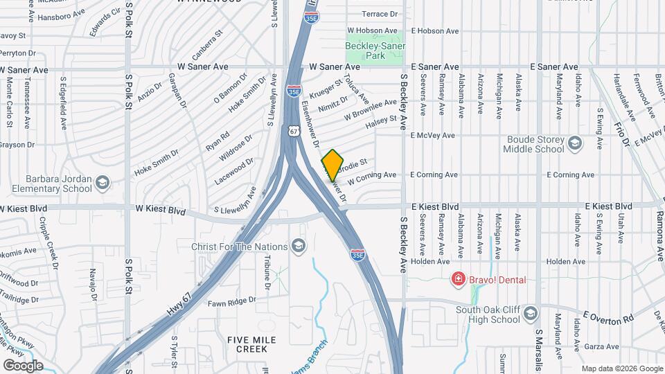 3119 Eisenhower Dr Map and Location Details