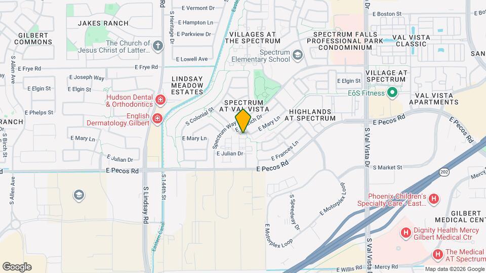 3070 S Southwind Dr Mapa y Detalles de la Ubicación