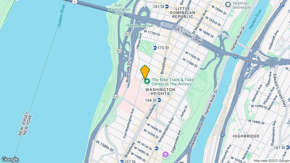 647-649 W 169th St Mapa y Detalles de la Ubicación
