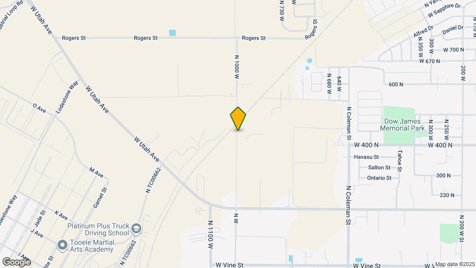 538 West 1300 N Map and Location Details