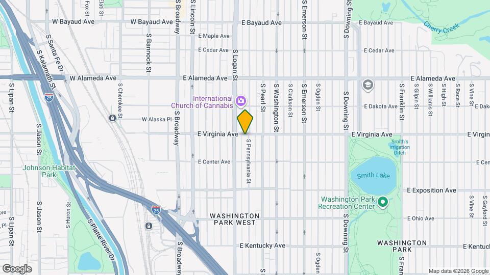 511 S Pennsylvania St Mapa y Detalles de la Ubicación