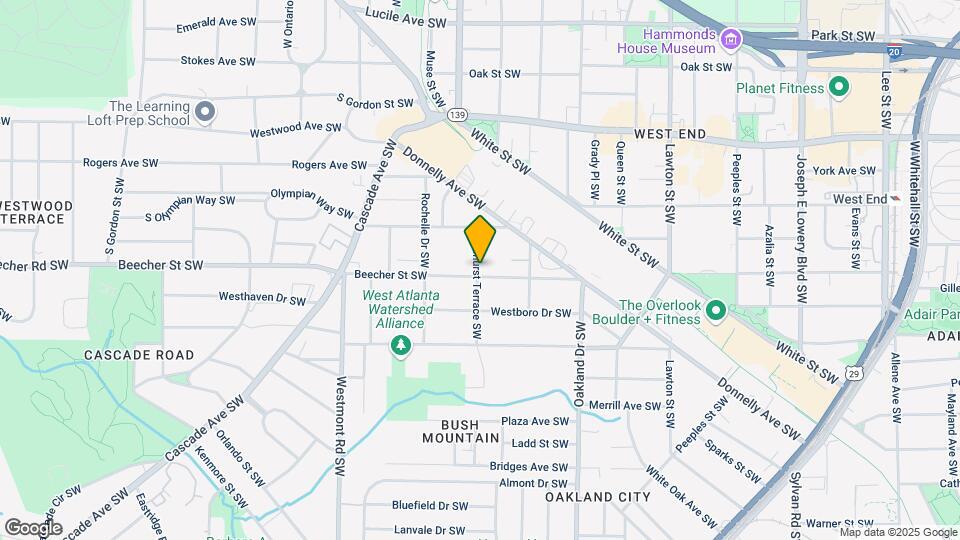 1341 Beecher St SW Mapa y Detalles de la Ubicación