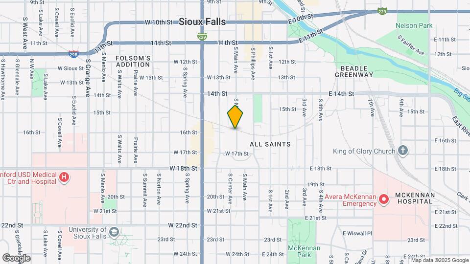 803 1/2 S Main Ave Map and Location Details