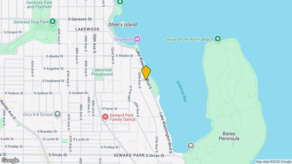 4901 Lake Washington Blvd S Map and Location Details