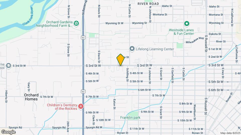 2223 S 3rd St W Map and Location Details