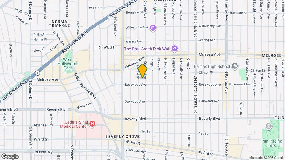 517 Orlando Ave Map and Location Details