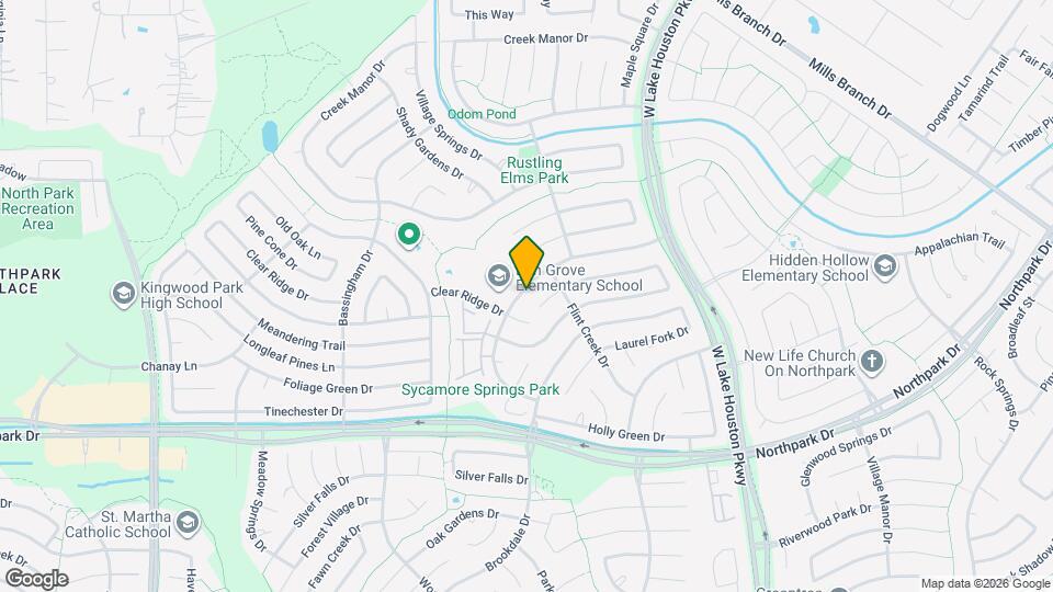 3018 Sycamore Springs Dr Map and Location Details