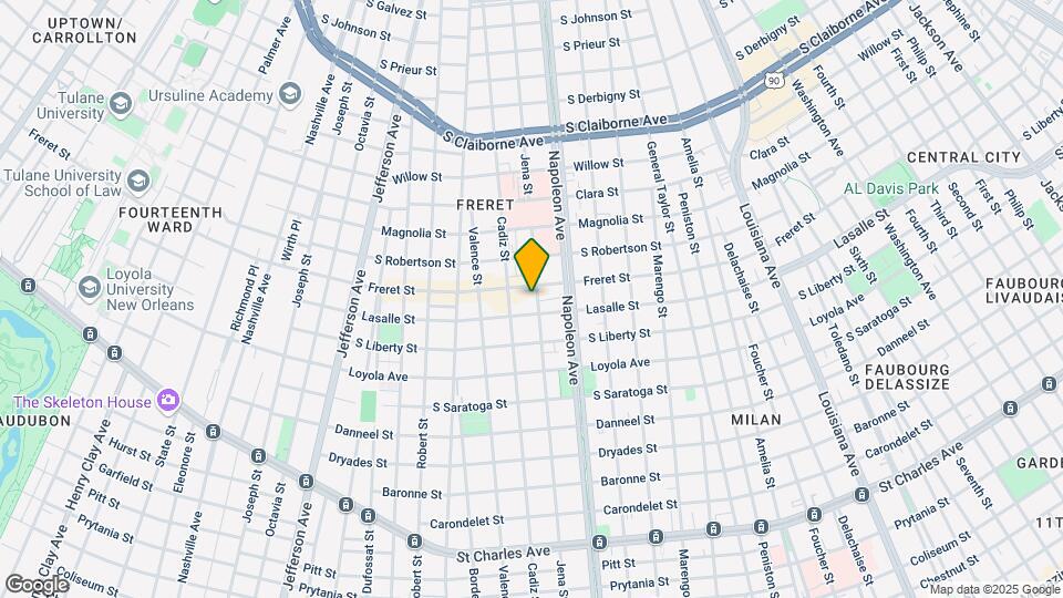 2420 Jena St Map and Location Details