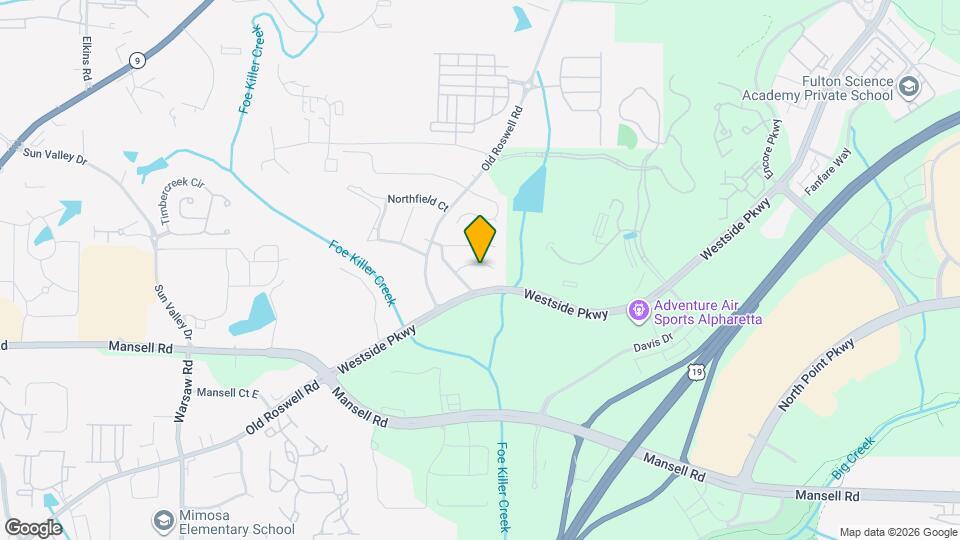 1221-1223 Hanover Pl Map and Location Details