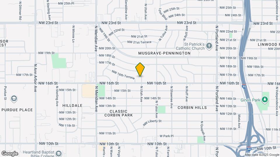 1715 N Utah Ave Map and Location Details