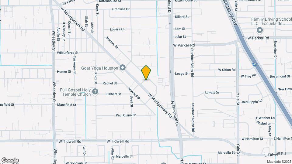 6220 Beall St Map and Location Details