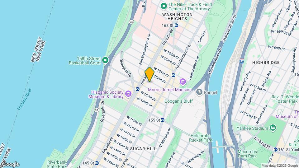 542 W 159th St Map and Location Details