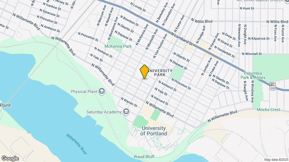 5427 N Yale St Map and Location Details