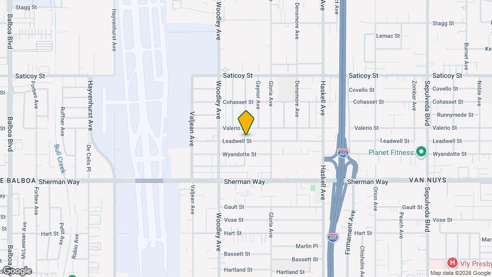 7314 Gaviota Ave Map and Location Details