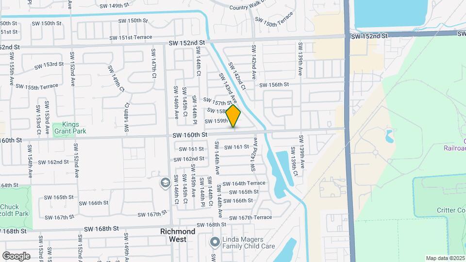 14334 SW 159th Terrace Mapa y Detalles de la Ubicación