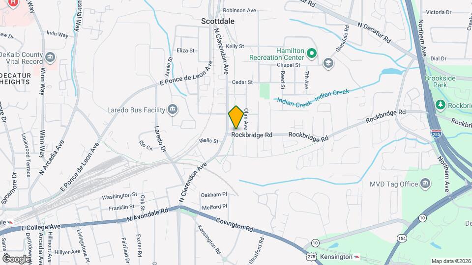 3110 Rockbridge Rd Map and Location Details