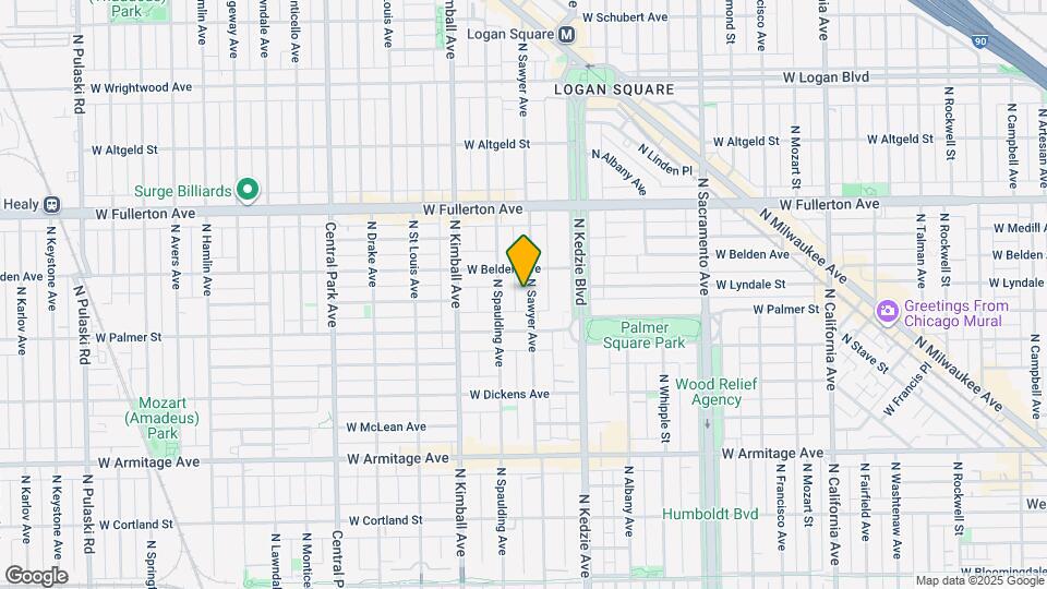 2232 N Sawyer Ave, Unit 3E Mapa y Detalles de la Ubicación