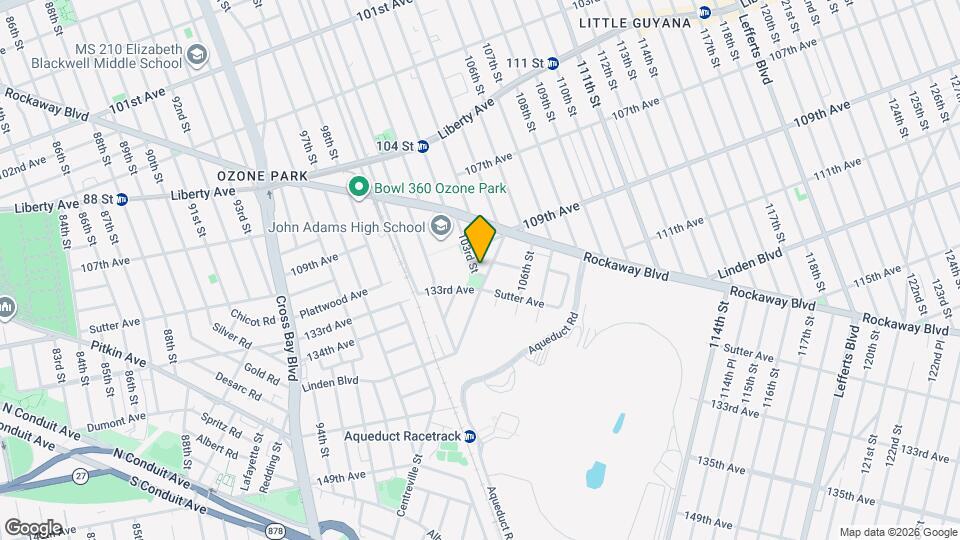 109-29 103rd St Mapa y Detalles de la Ubicación