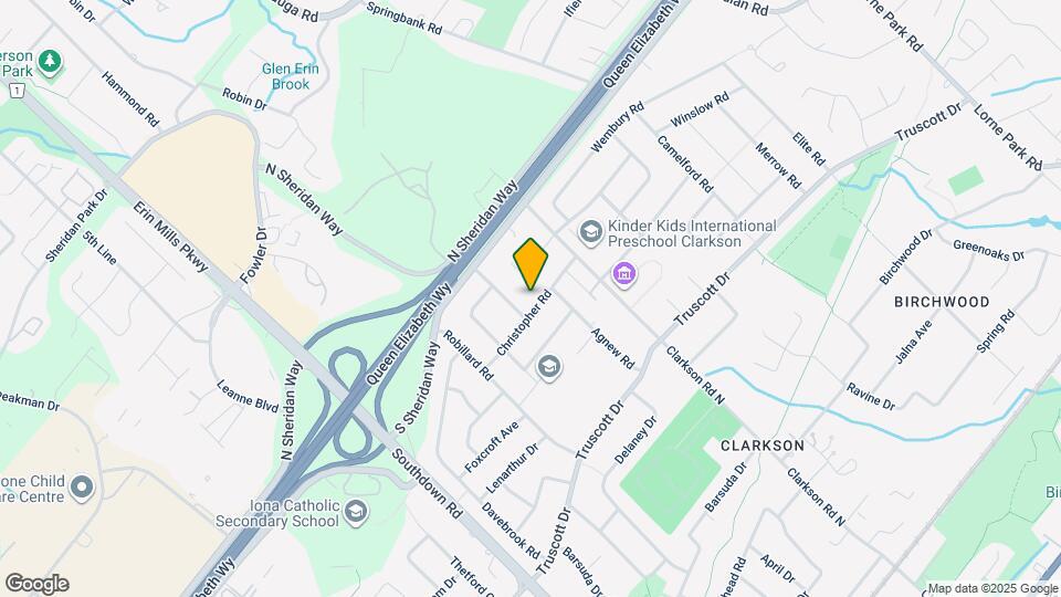 1821 Christopher Rd Map and Location Details