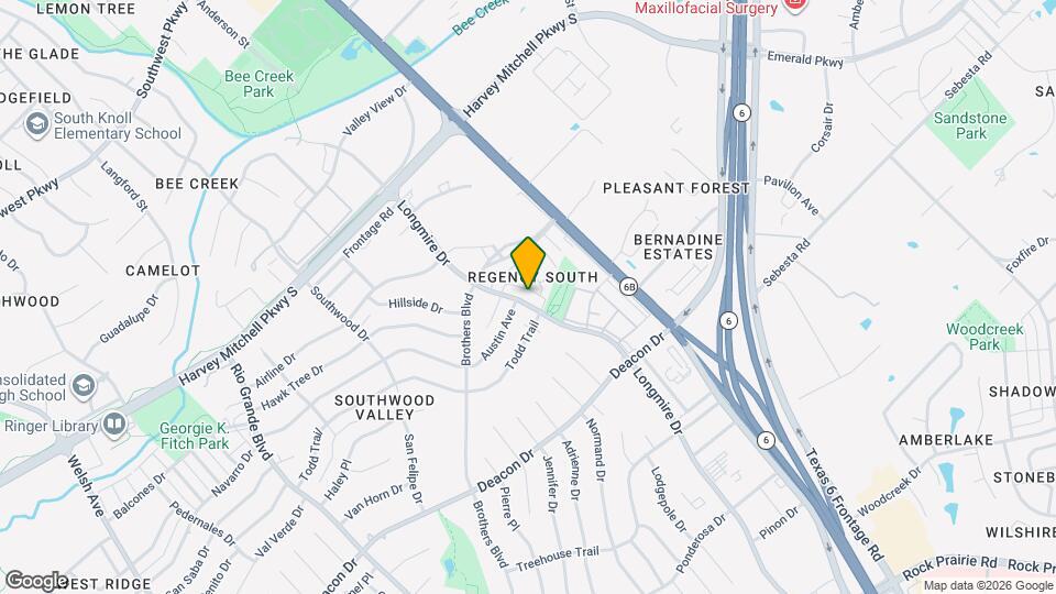 2521 Longmire Dr Map and Location Details