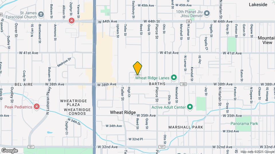 3839 Reed St Map and Location Details