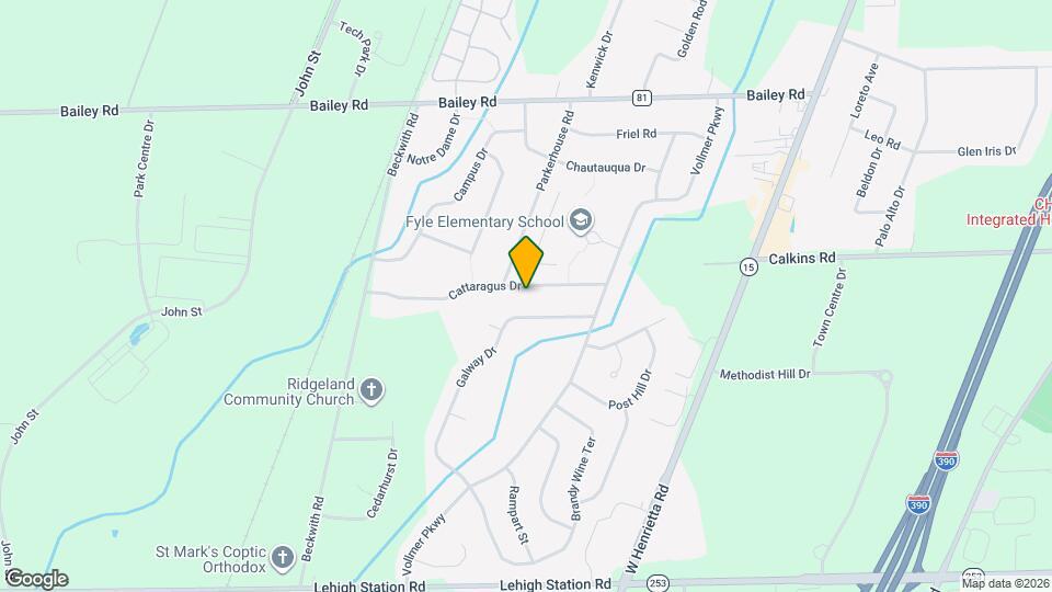 123 Cattaragus Dr Map and Location Details