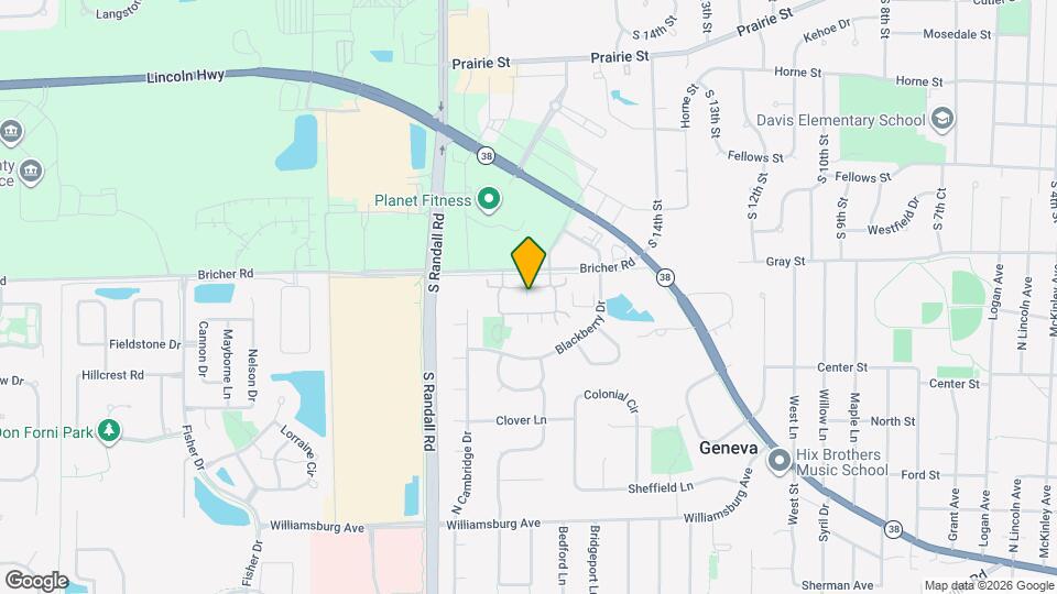 2268 Vanderbilt Dr Map and Location Details