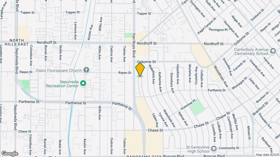 8837-8839 Tilden Ave Mapa y Detalles de la Ubicación
