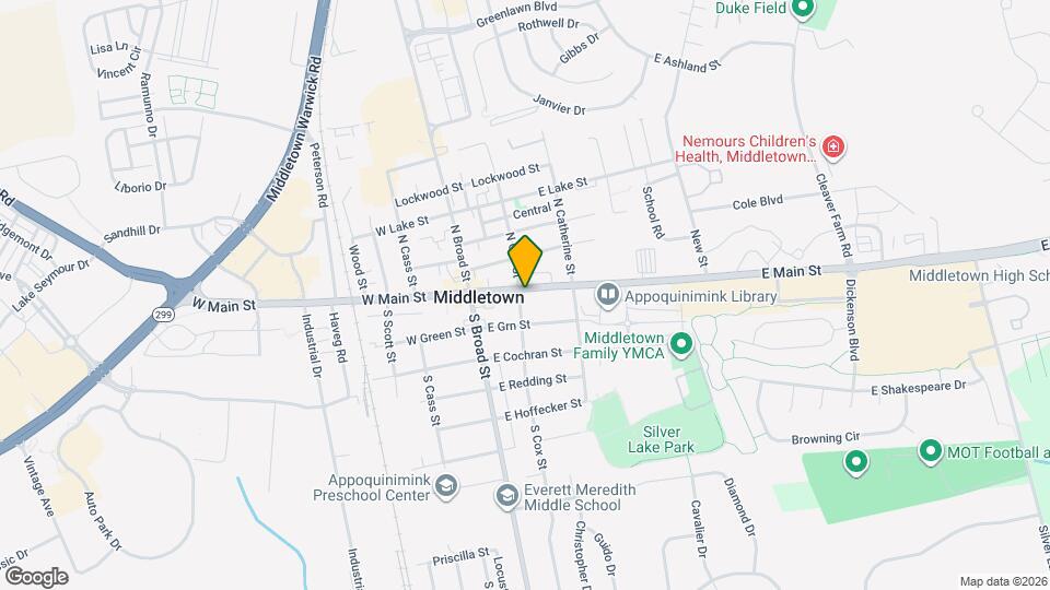 106 E Main St Map and Location Details