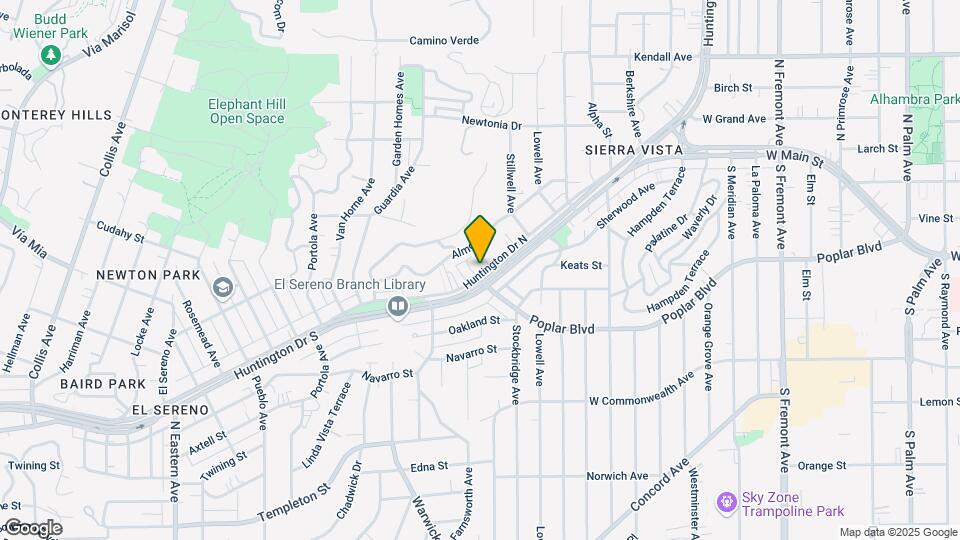 5311 N Huntington Dr Mapa y Detalles de la Ubicación