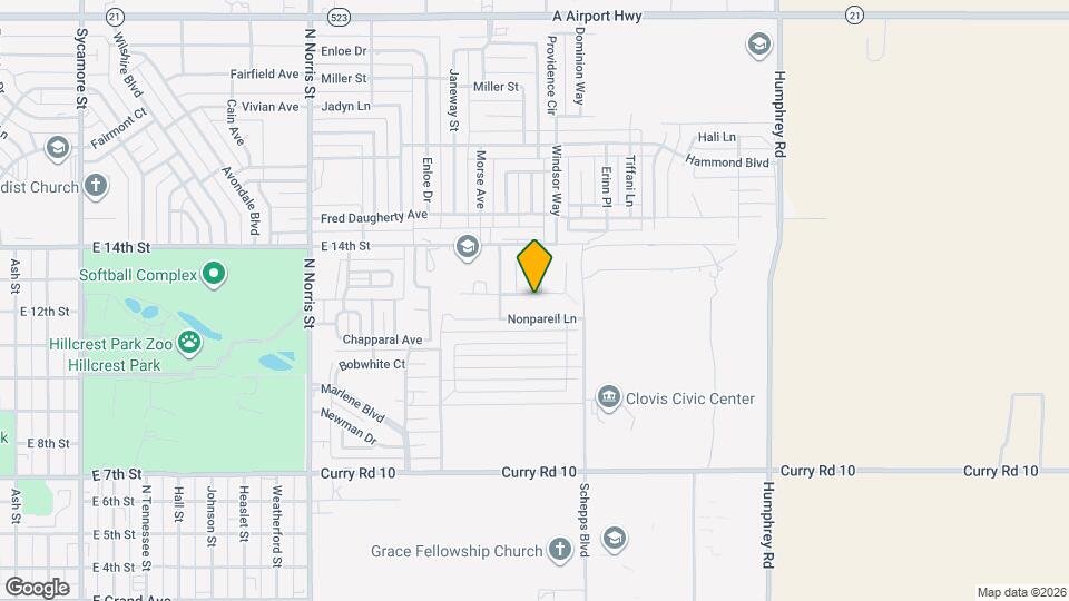 2617 Aldrich Rd Map and Location Details