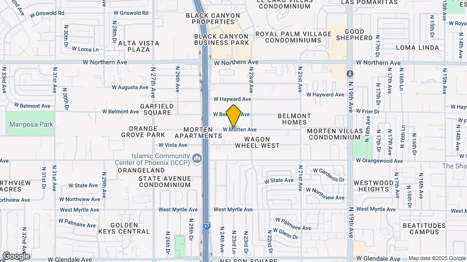 2335 W Morten Ave Mapa y Detalles de la Ubicación