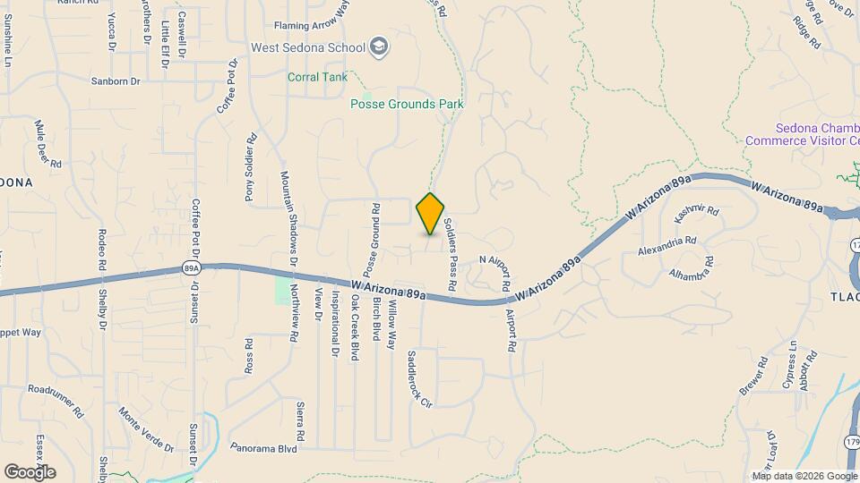 1360 Vista Montana Rd Map and Location Details